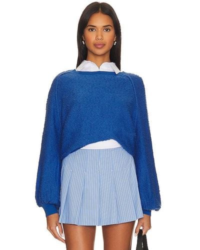 Free People Found My Friend Pullover - Blue