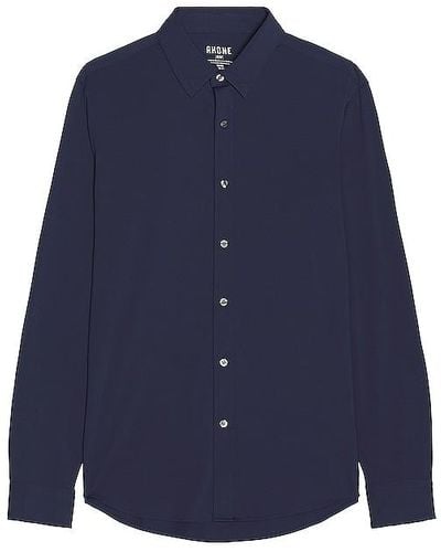 Rhone Commuter Shirt Slim Fit - Blue