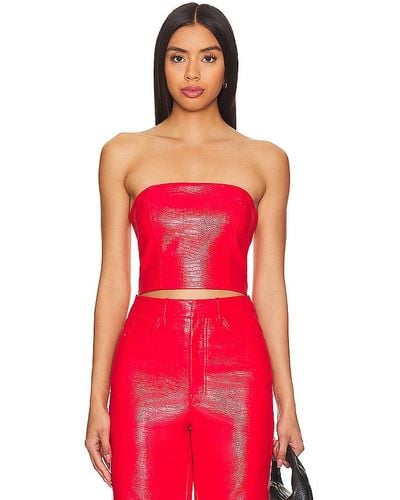 ROTATE BIRGER CHRISTENSEN Cropped Top - Red