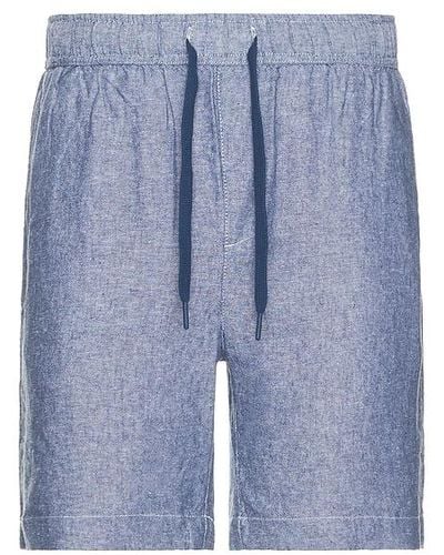 Vintage Summer Linen Short - Blue