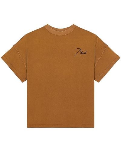 Rhude Tシャツ - ブラウン