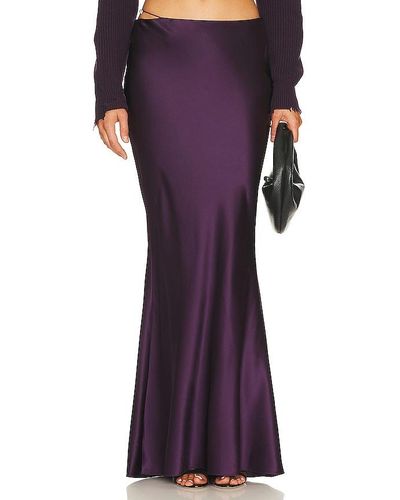 SER.O.YA Falda maxi silvana - Morado