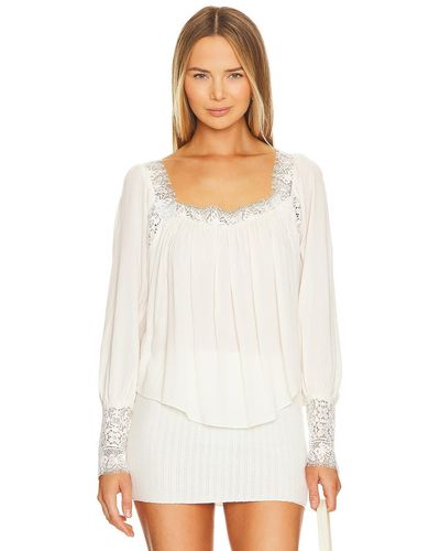 Free People Flutter By トップ - ホワイト