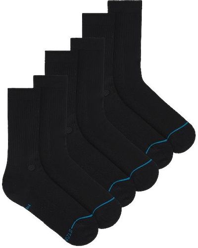 Stance Shelter 3 Pack Sock - Black