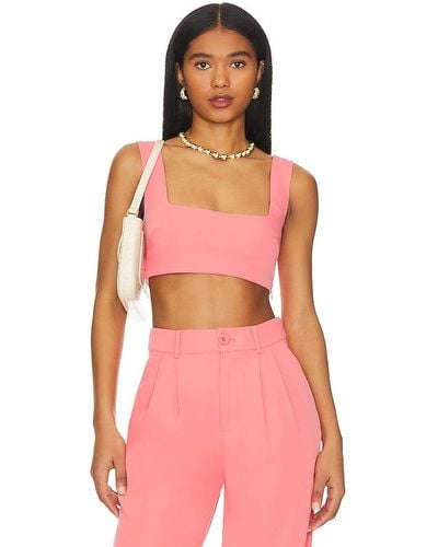 Lovers + Friends Sicily Crop Top - Pink