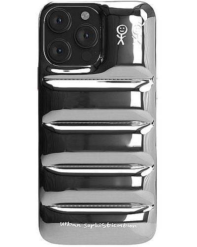 Urban Sophistication Iphone 15 Pro Max Glazed Puffer Case - Black