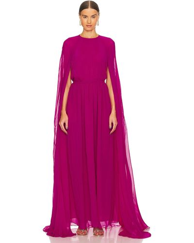 Essentiel Antwerp Edomboy Cape Maxi Dress - パープル