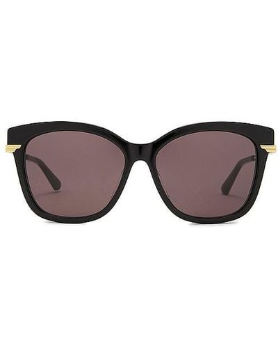 Bottega Veneta Combi Cat Eye Sunglasses - Brown