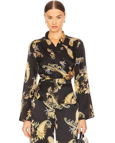L'Agence WICKELBLUSE OLIVE - Schwarz