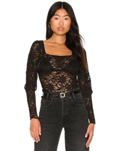 Free People X revolve long distance layering top - Negro