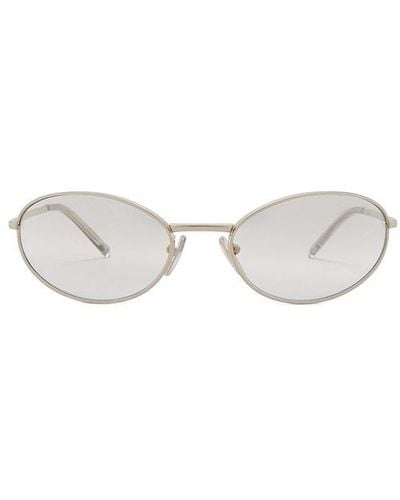 Prada Oval Sunglasses - Metallic