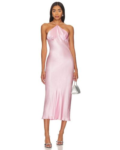 Natalie Rolt Portland Silk Dress - Pink