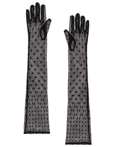 Kiki de Montparnasse Merci Gloves - Black
