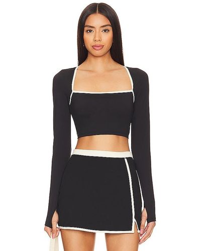 L*Space Campbell top - Negro