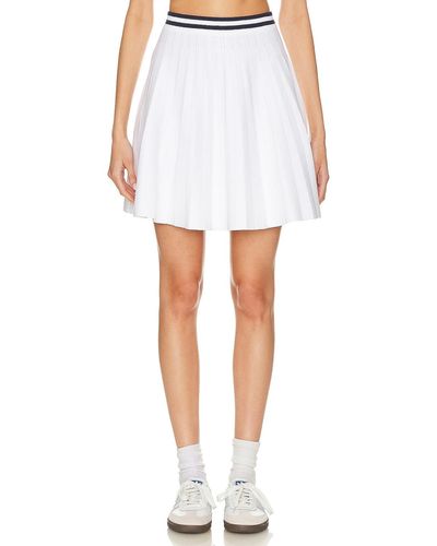 525 Larissa Pleated Tennis Skirt - ホワイト