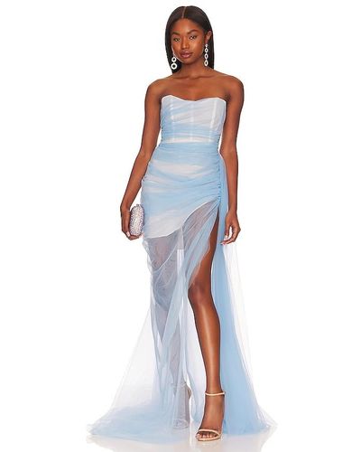 The Bar Cleo Gown - Blue