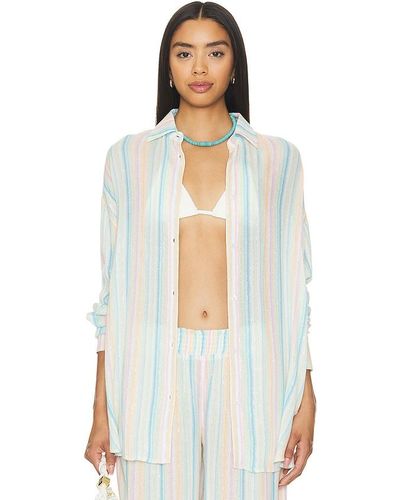 Lovers + Friends Catalina Button Down Shirt - White