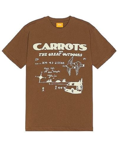 Carrots Great Outdoors T-shirt - Brown