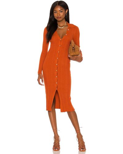 House of Harlow 1960 X Revolve Carmen Knit Dress - Orange