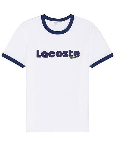 Lacoste Regular Fit Tee - White