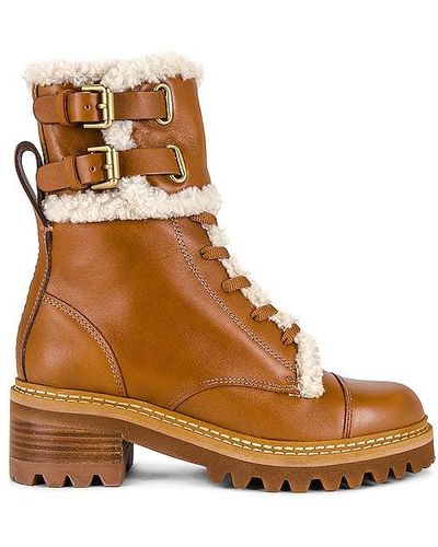 See By Chloé Mallory Boot - Brown