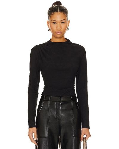 Nation Ltd Charlotte Asymmetric Top - Black