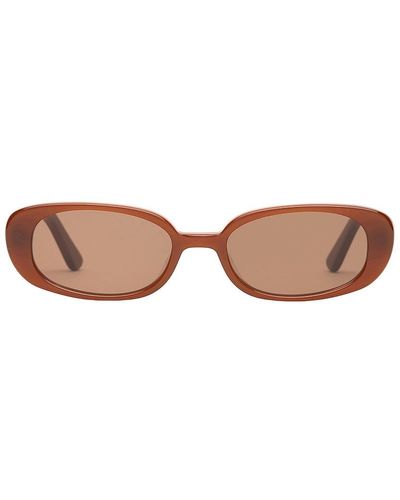 Brown Velvet Canyon Sunglasses for Women | Lyst
