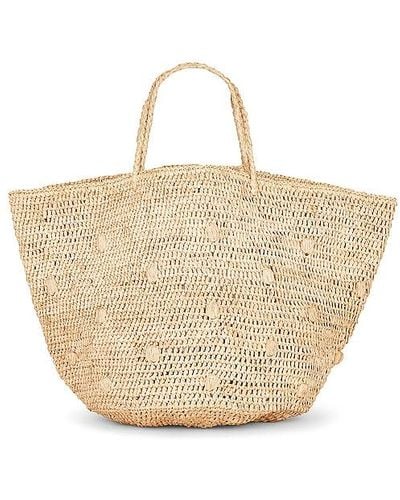 Hat Attack Dotty Tote - Natural