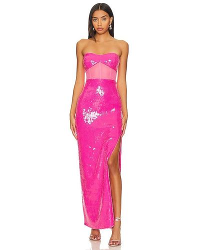 BCBGMAXAZRIA Long Evening Dress - Pink