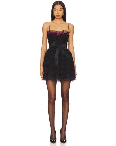 For Love & Lemons Delphina Mini Dress - ブラック