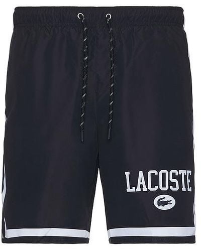Lacoste Adjustable Swim Short - Blue