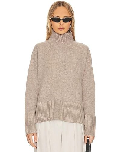 White + Warren White + Warren Cashmere Standneck - Natural