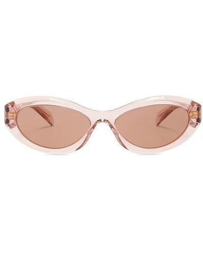 Prada Katzenaugen-Sonnenbrille - Pink