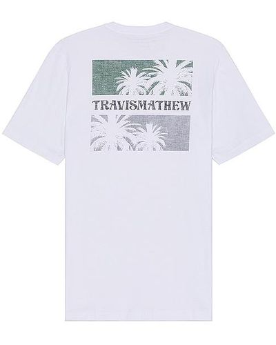 Travis Mathew Camiseta coast run - Blanco