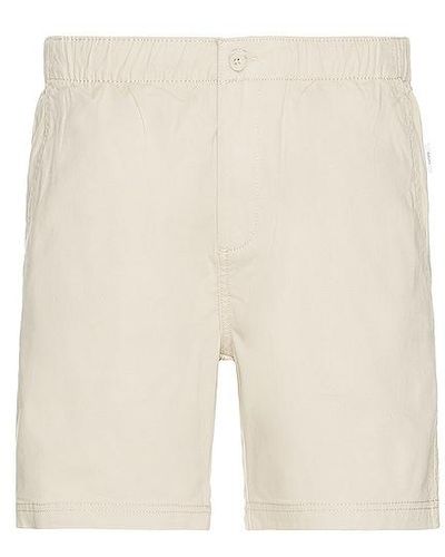 Onia Garment Dye E-waist Shorts - Natural