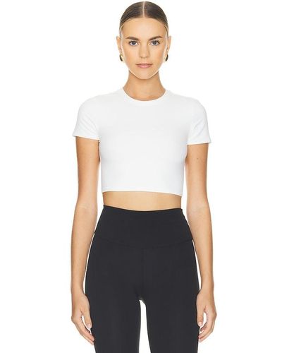 Splits59 TOP CROPPED AIRWEIGHT - Blanc