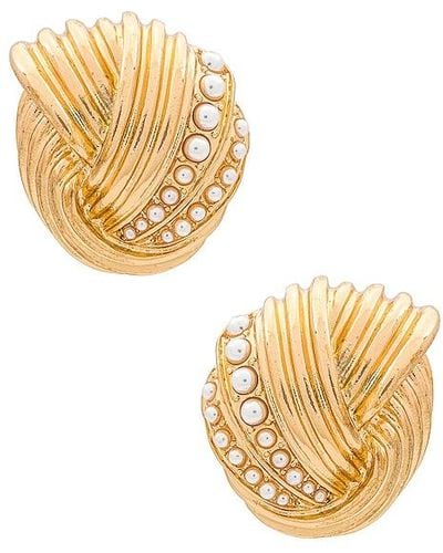8 Other Reasons Knotted Stud Earring - Metallic