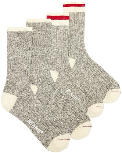 Beams Plus Rag Socks - ホワイト