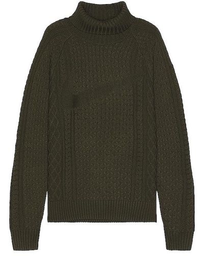 Nike Cable Knit Turtleneck - Green