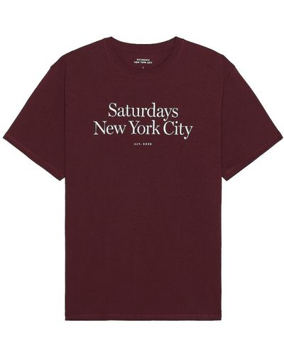 Saturdays NYC Tシャツ - レッド