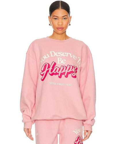 The Mayfair Group You Deserve It Crewneck - Pink