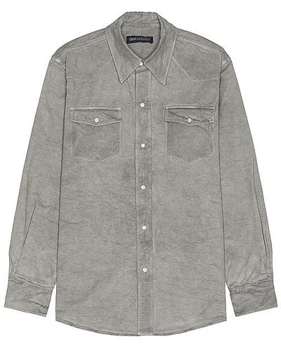 Our Legacy CHEMISE FRONTIER - Gris