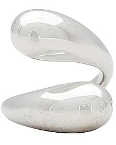 Soko Twisted Dash Ring - White