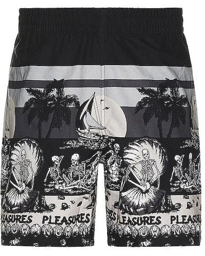 Pleasures Beach shorts - Negro