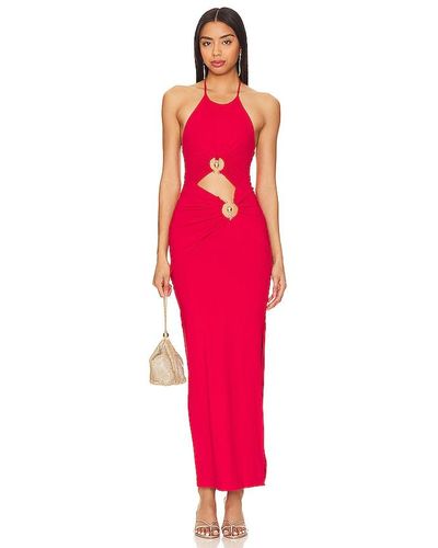 Bardot Neve Maxi Dress - Red