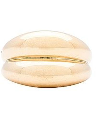 Shashi RING DOUBLE DOME - Weiß