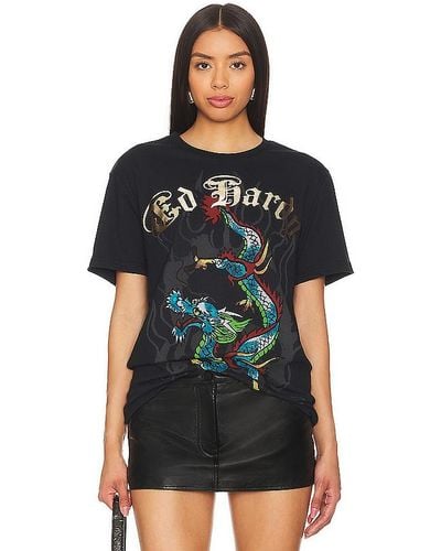 Ed Hardy Camiseta dragon - Negro