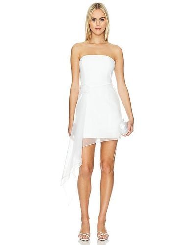 Amanda Uprichard Mandy Rose Dress - White