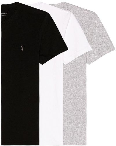 AllSaints 3 Pack Tシャツ - ブラック