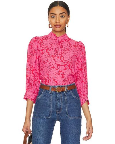 Rolla's Ivy Floral Stephanie Top - Red